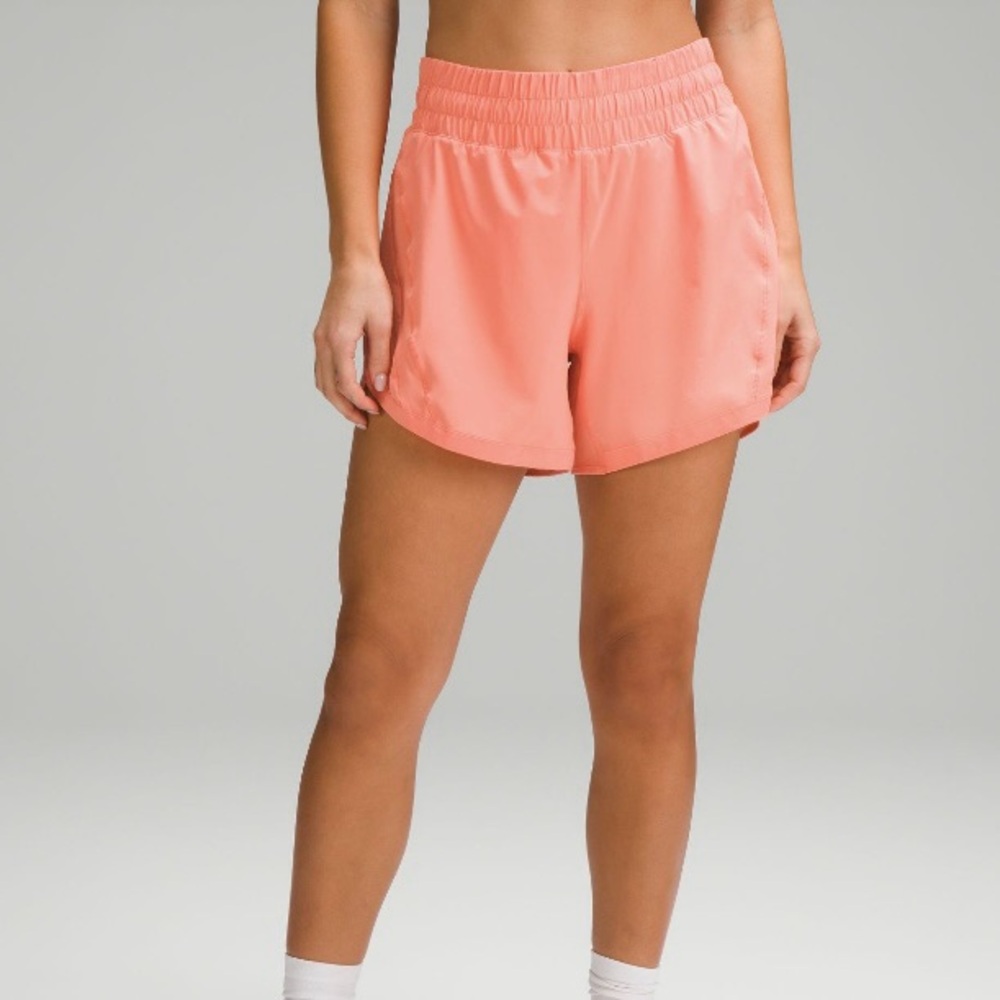 Lululemon track that hi rise lined short 5”